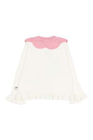 cardigan in cotone avorio STELLA McCARTNEY KIDS | TY9100Z2423101
